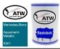 Preview: Mercedes-Benz, Aquamarin Metallic, 5341: 500ml Lackdose, von ATW Autoteile West.